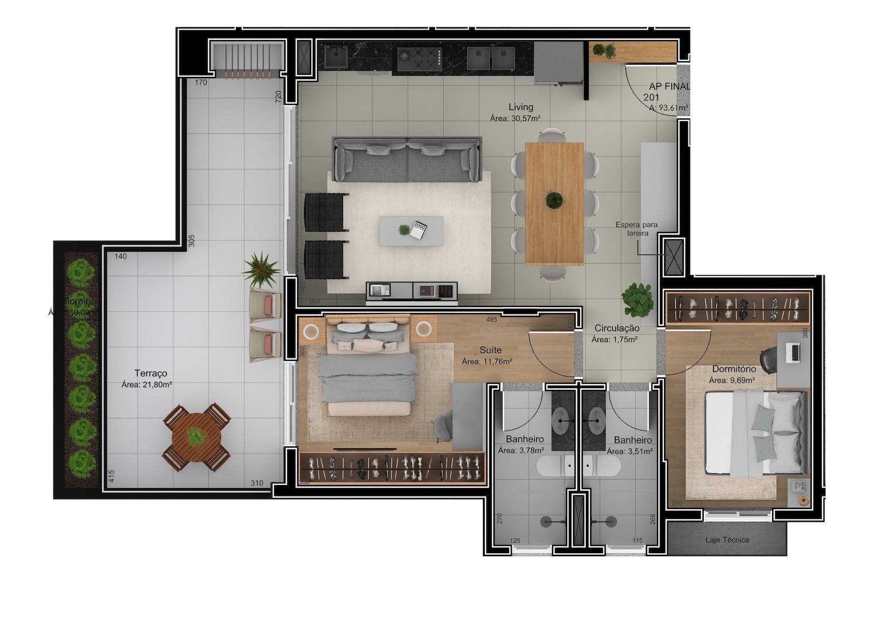 APARTAMENTO (93,61m²)