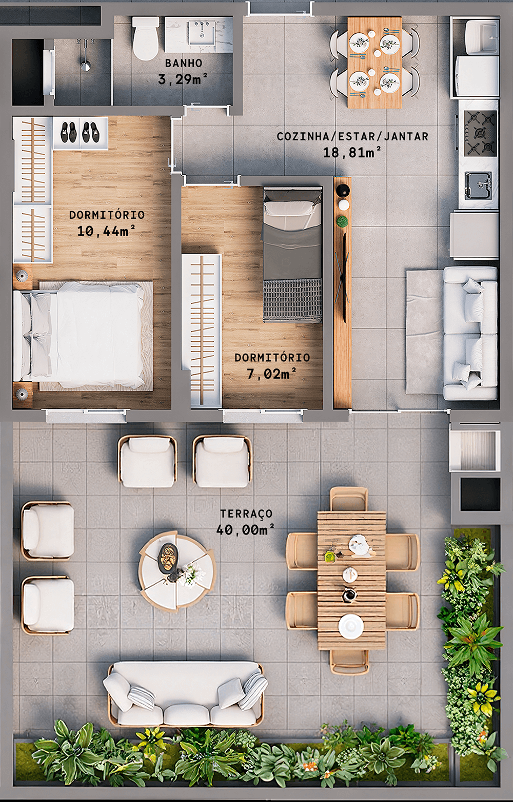 APARTAMENTO 303 (88,68m²)