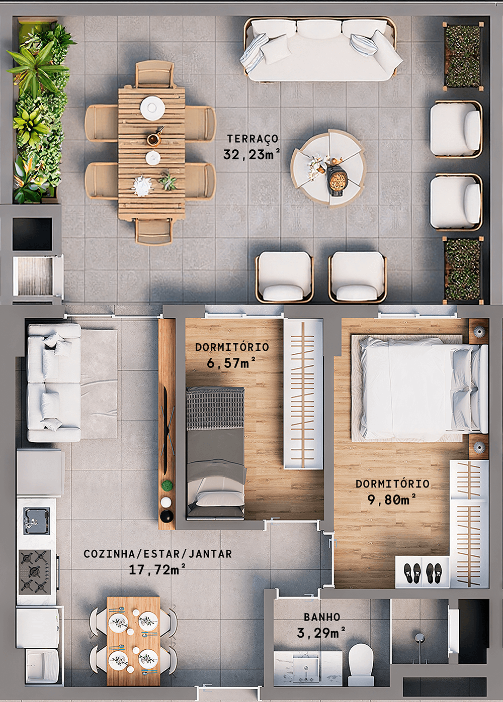 APARTAMENTO 307 (79,03M²)